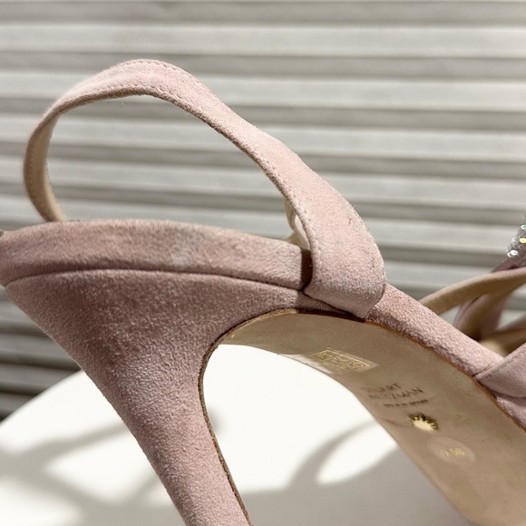 🌹STUART WEITZMAN🌹 Sw Mega Bow Platform Pink Sandal Size:9.5B - Picture 14 of 15